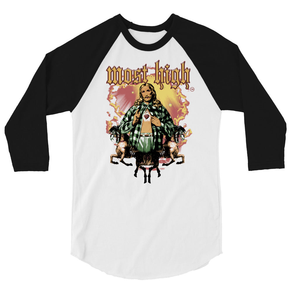 Cholo Jesus 3/4 sleeve T