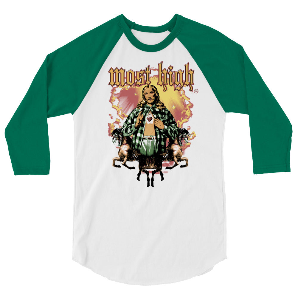 Cholo Jesus 3/4 sleeve T